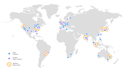 content across the map