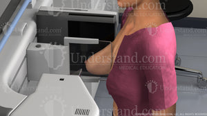 Woman Receiving Mammogram View 2 Image