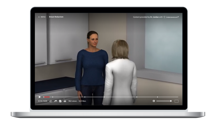 Breast Reduction Animation