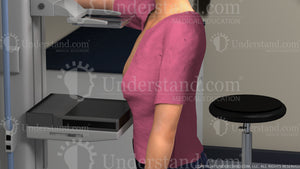 Woman Receiving Mammogram View 3 Image